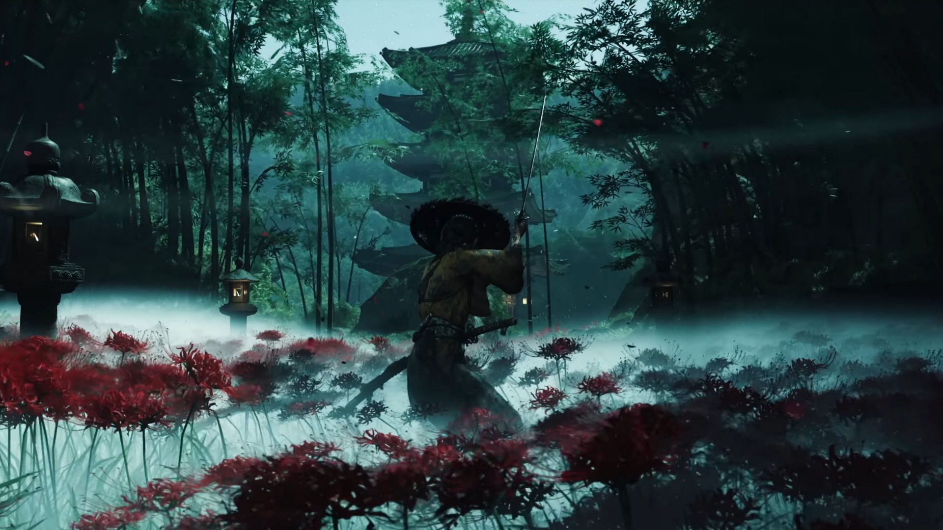 Explore the vibrant world as Atsu (Image via Sucker Punch)